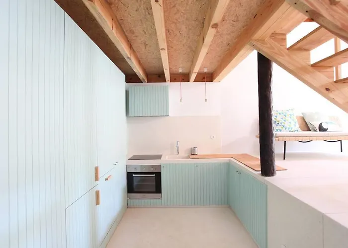 Wood & Blue House -