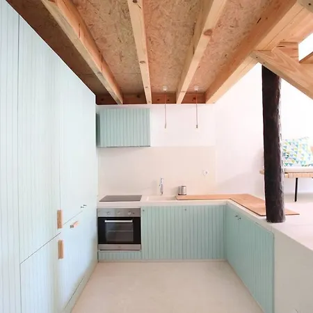 Wood & Blue House -